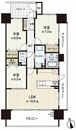 間取りです